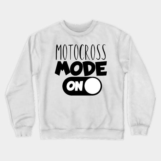 Motocross mode on Crewneck Sweatshirt by maxcode